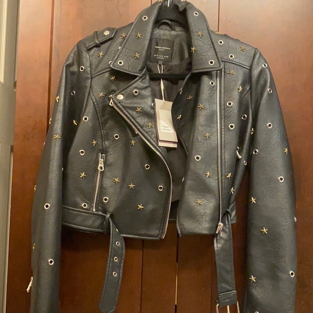 Zara Women’s Faux Leather Jacket - Size S - New